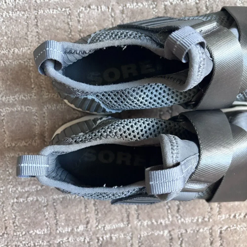 Sorel Kinetic Sneakers Women’s Size 7.5 Gray Athletic Sport Hiking Adjustable